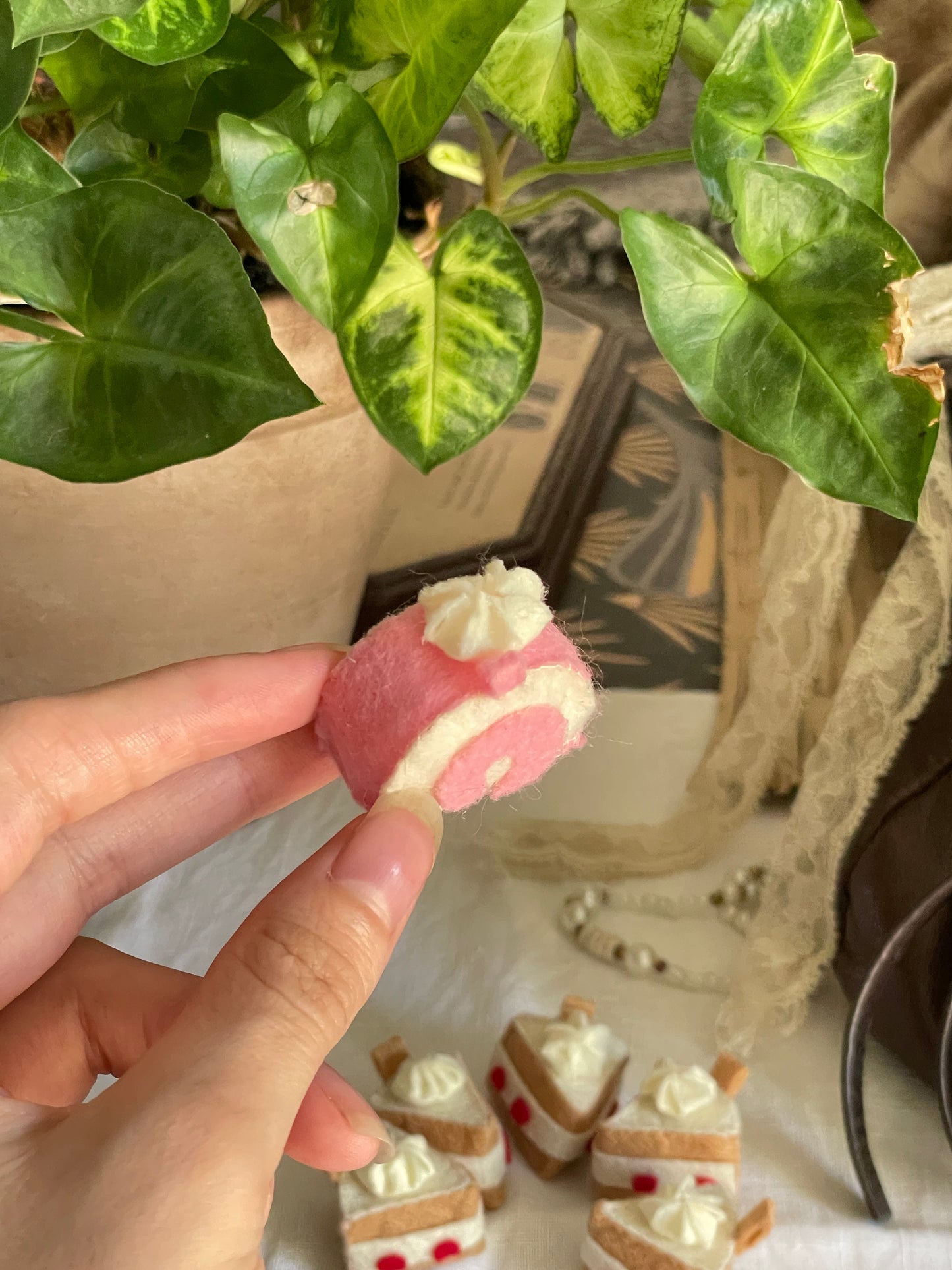 Charms cake rolls vanille fraise 🍓