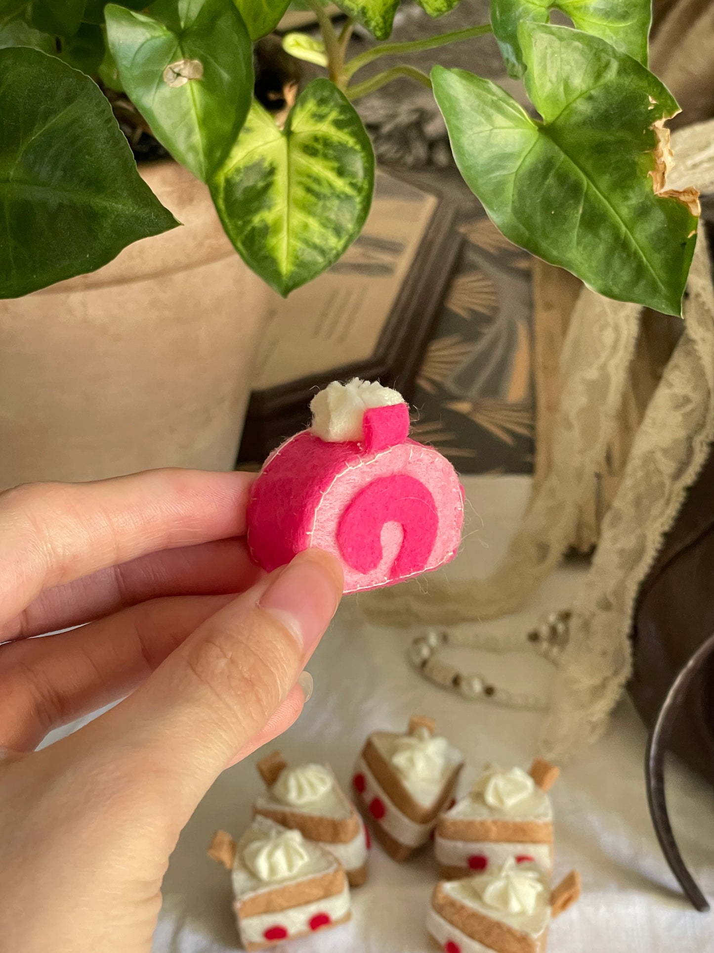 Charms cake rolls rose