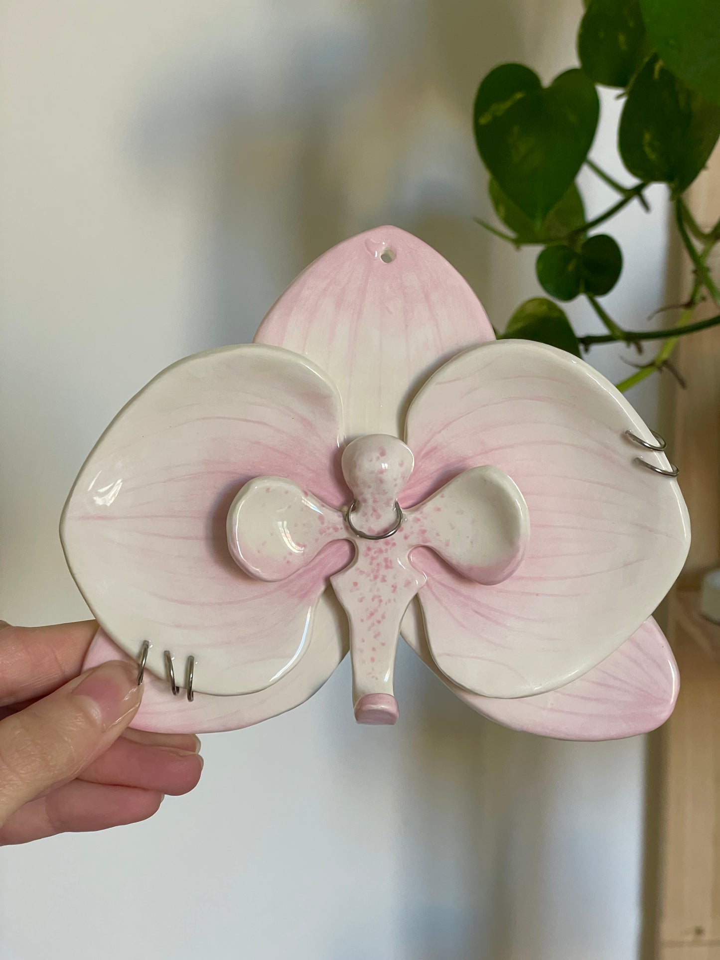 Light orchid piercing