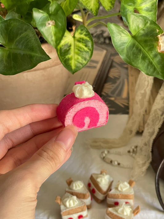 Charms cake rolls rose
