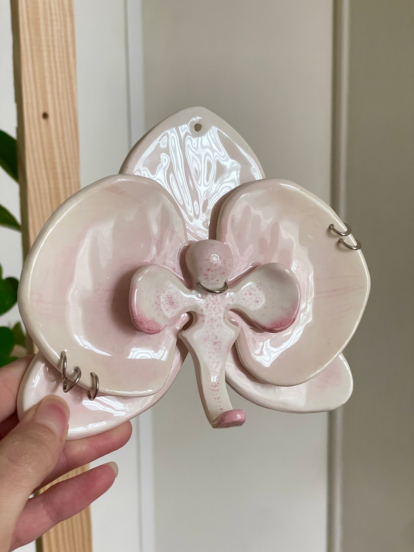 Orchidée clair piercing