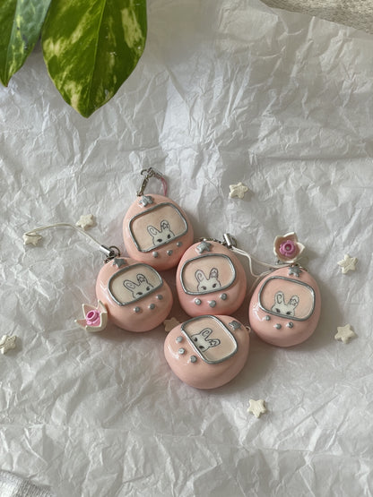Porte-clés inspiration Tamagotchi