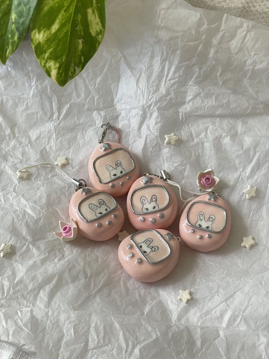Porte-clés inspiration Tamagotchi